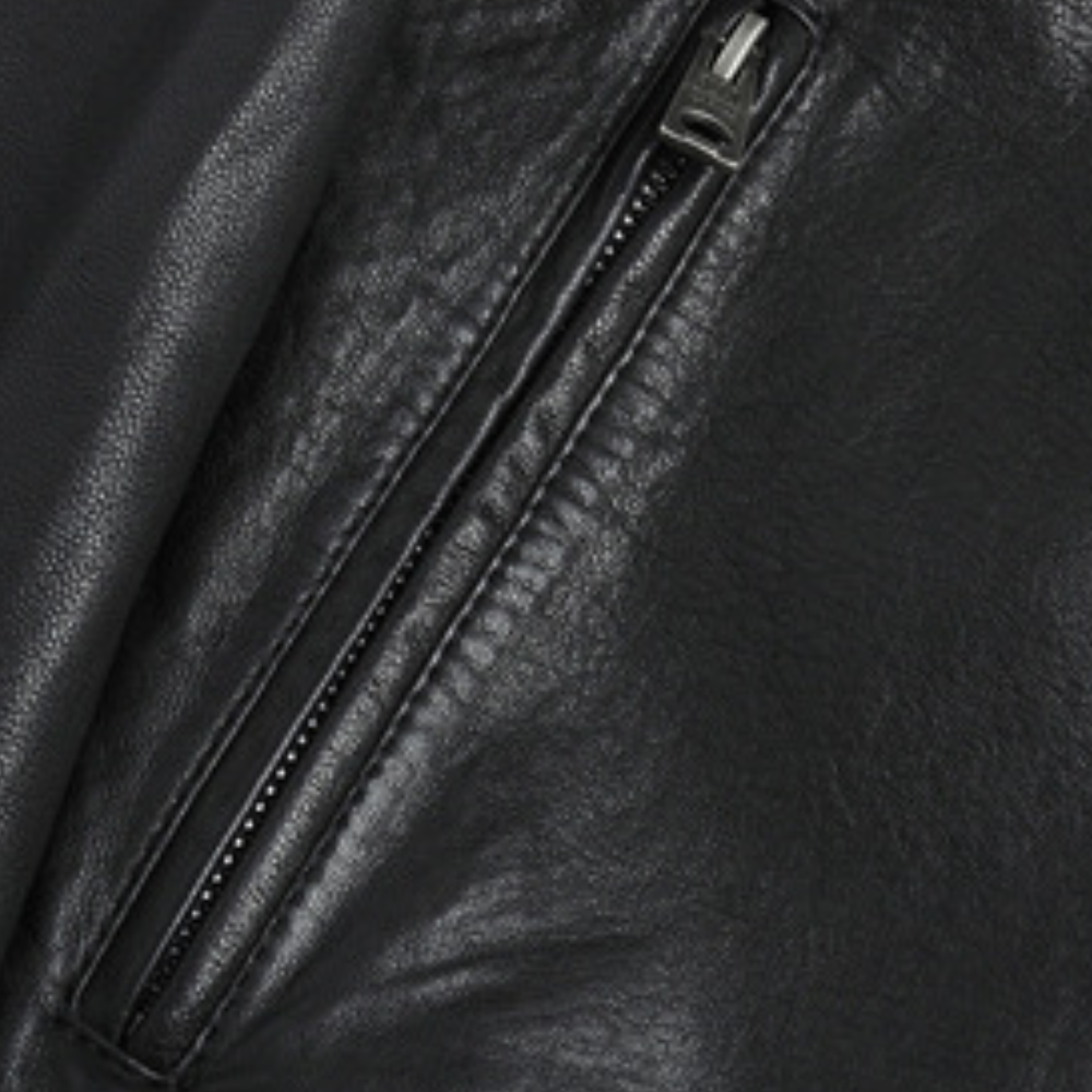 Drune | Biker Kunstlederjacke - Klassischer Stil für Alltag & Freizeit