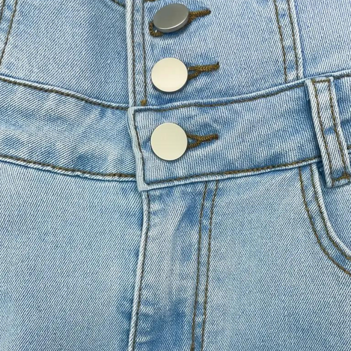 Drune | Zerrissene High Waist Jeans Für Damen