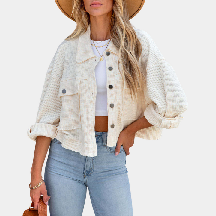 Drune | Lässige Kurze Jacke Baumwolle Leicht und Trendy
