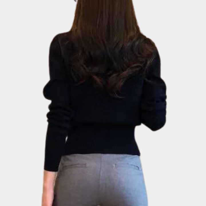 Drune | Elegante Damen Strickjacke Für Stilvolle Auftritte