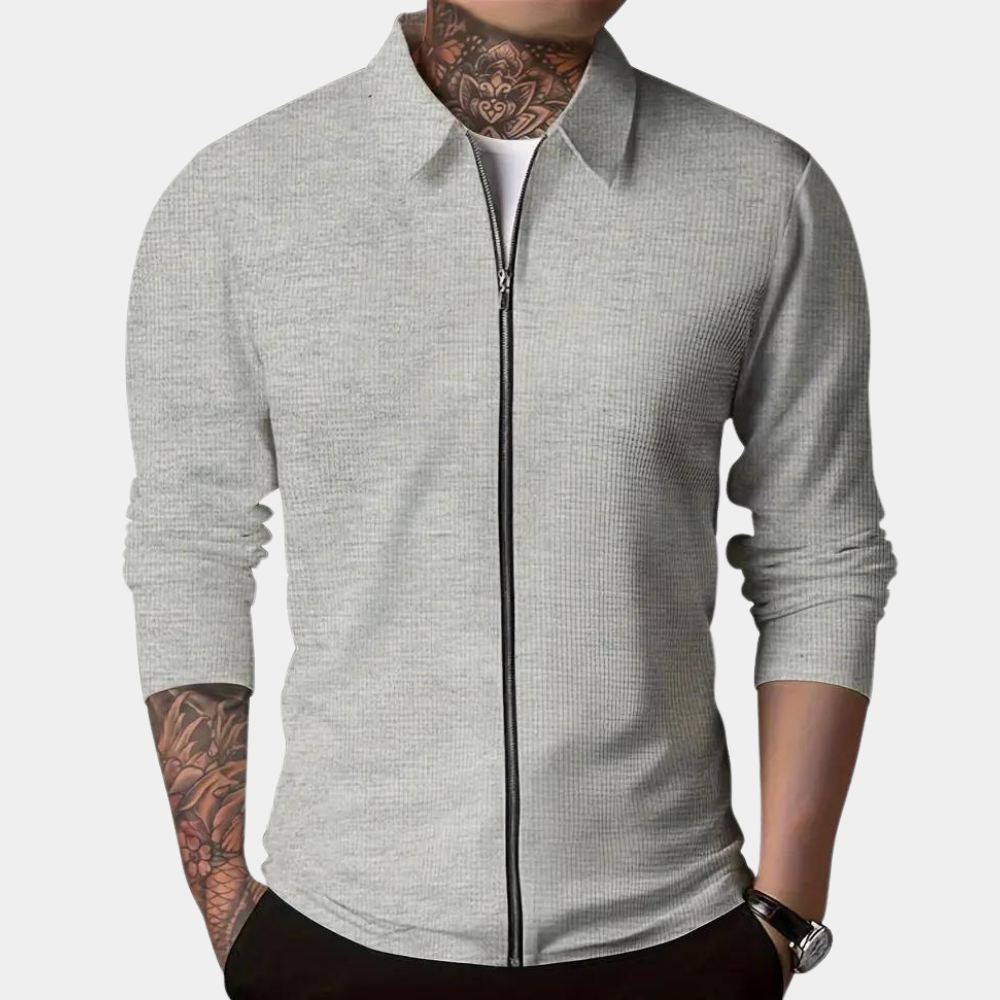 Drune | Elegante Herrenjacke mit Reißverschluss