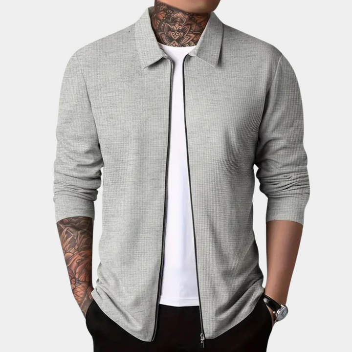 Drune | Elegante Herrenjacke mit Reißverschluss