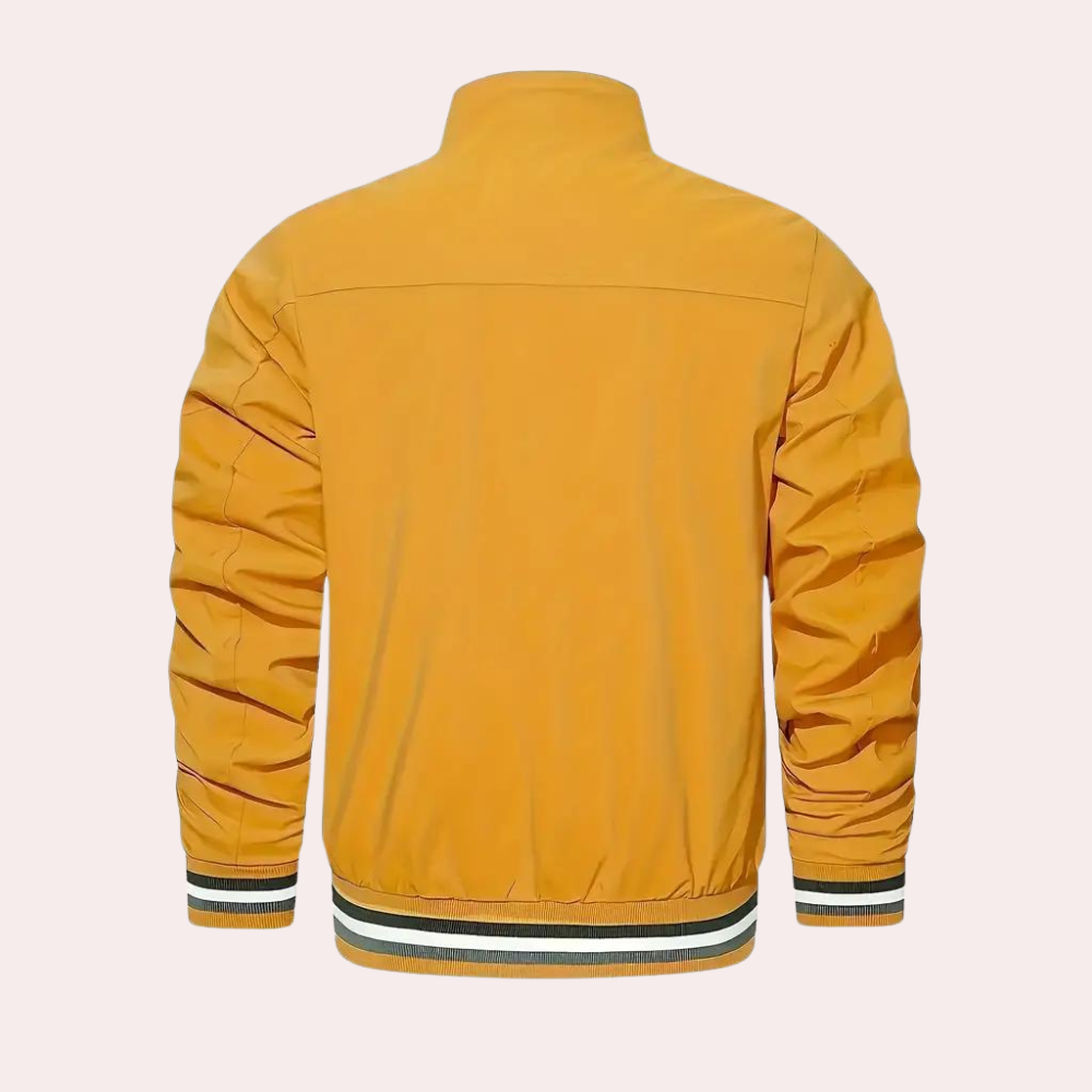 Drune | Elegante Orangefarbene Herrenjacke