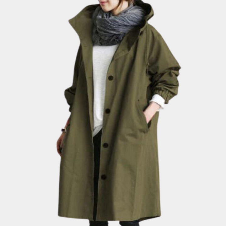 Drune | Lange Herbstmantel für Frauen