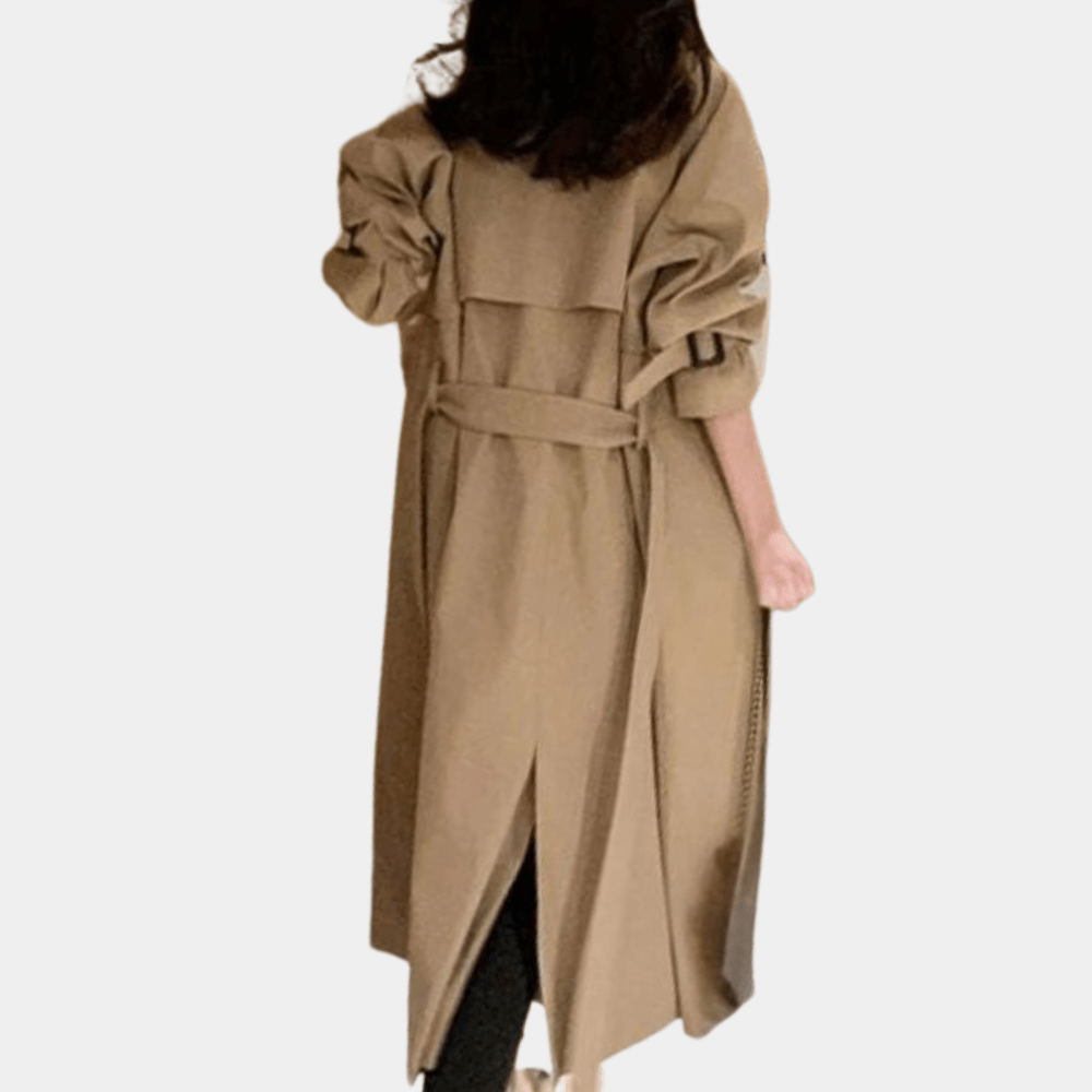Drune | Trenchcoat - Verstellbarer Gurtel - Zeitloses Design - Leichte Schicht