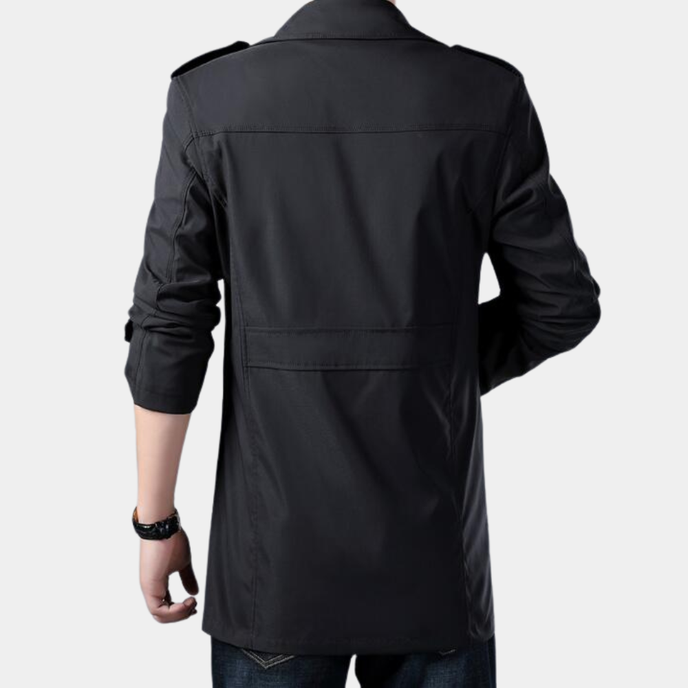Drune | Eleganter Warmer Trenchcoat Für Männer Mit Stil