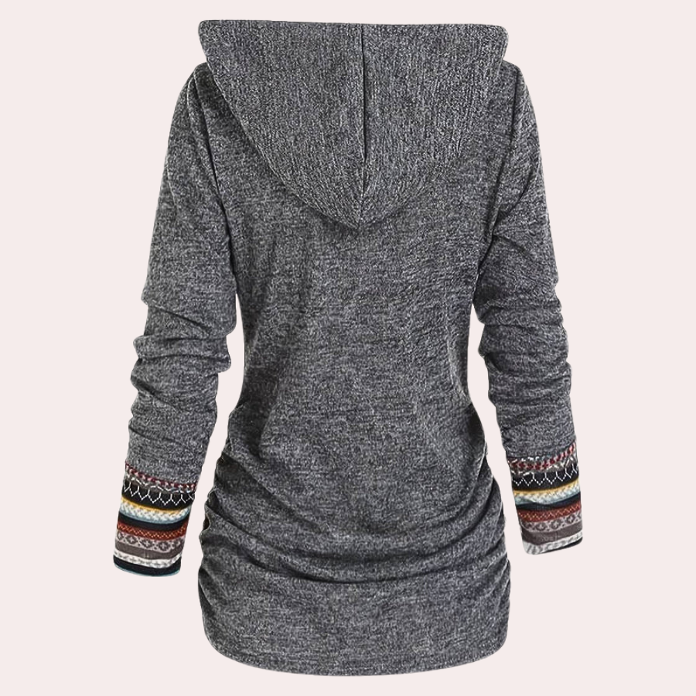 Drune | Stilvoller Herbstkapuzenpullover für Frauen