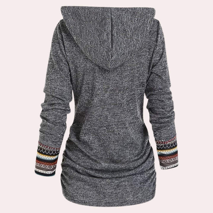 Drune | Stilvoller Herbstkapuzenpullover für Frauen