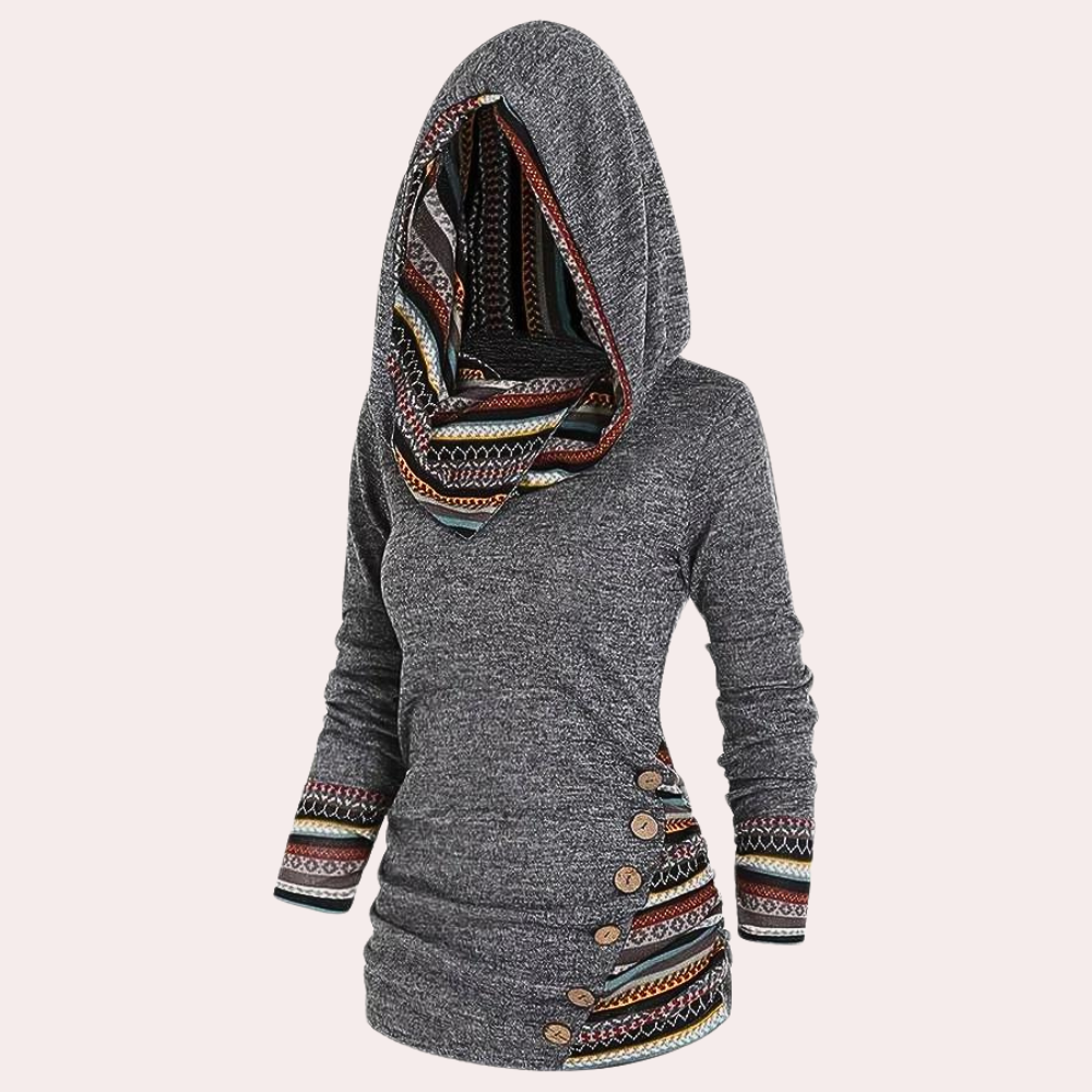 Drune | Stilvoller Herbstkapuzenpullover für Frauen