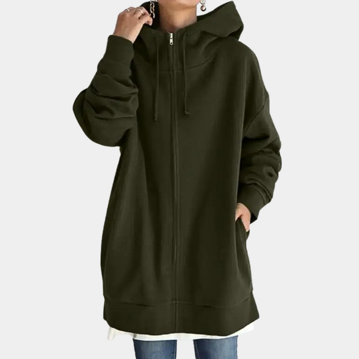 Drune | Herbst Hoodie mit Reißverschluss für Frauen