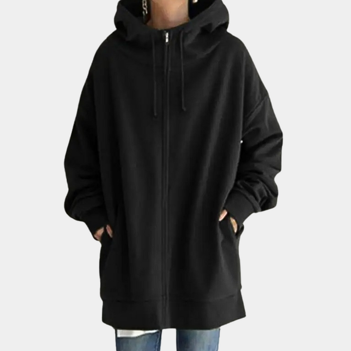 Drune | Herbst Hoodie mit Reißverschluss für Frauen
