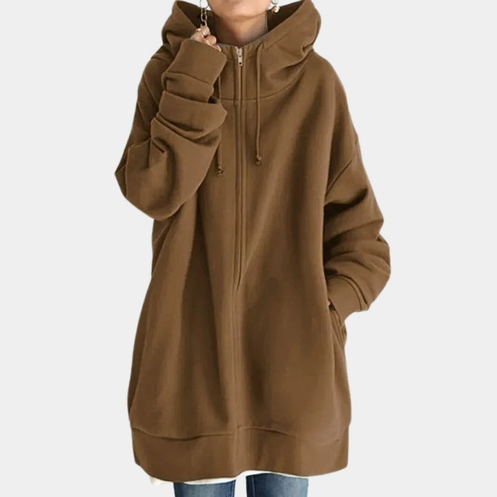 Drune | Herbst Hoodie mit Reißverschluss für Frauen