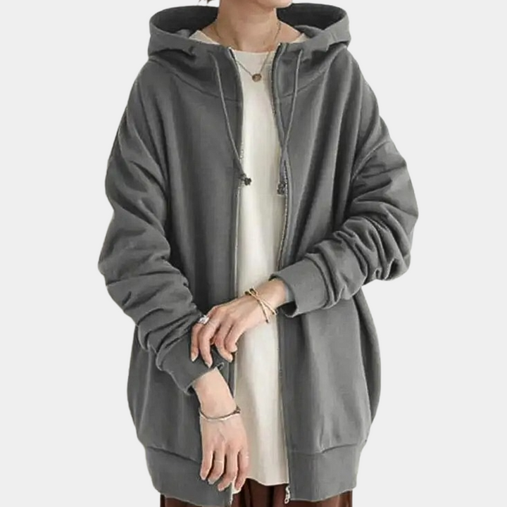 Drune | Herbst Hoodie mit Reißverschluss für Frauen