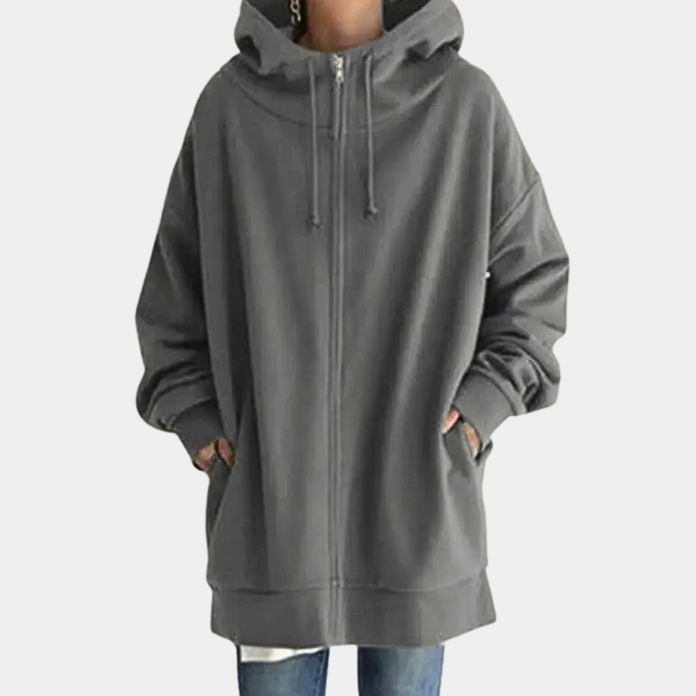 Drune | Herbst Hoodie mit Reißverschluss für Frauen