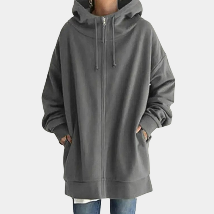 Drune | Herbst Hoodie mit Reißverschluss für Frauen