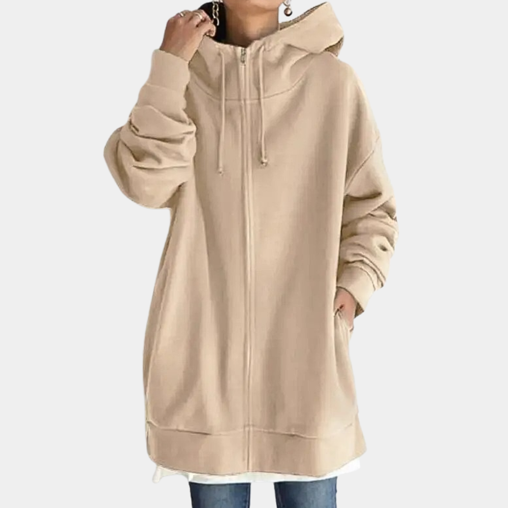 Drune | Herbst Hoodie mit Reißverschluss für Frauen