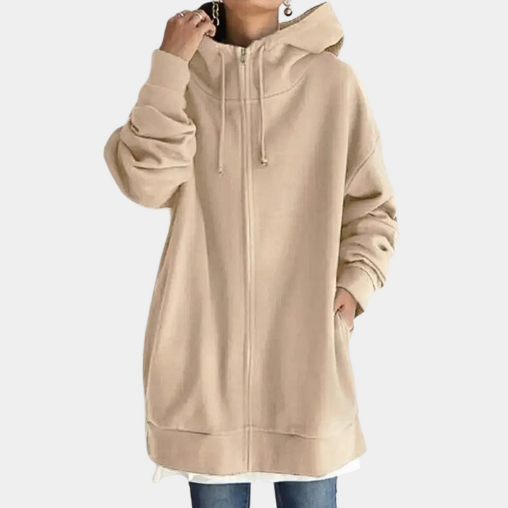 Drune | Herbst Hoodie mit Reißverschluss für Frauen