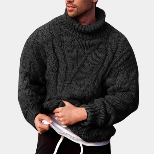 Drune | Klassische Warme Herrenstrickjacke Für Komfort