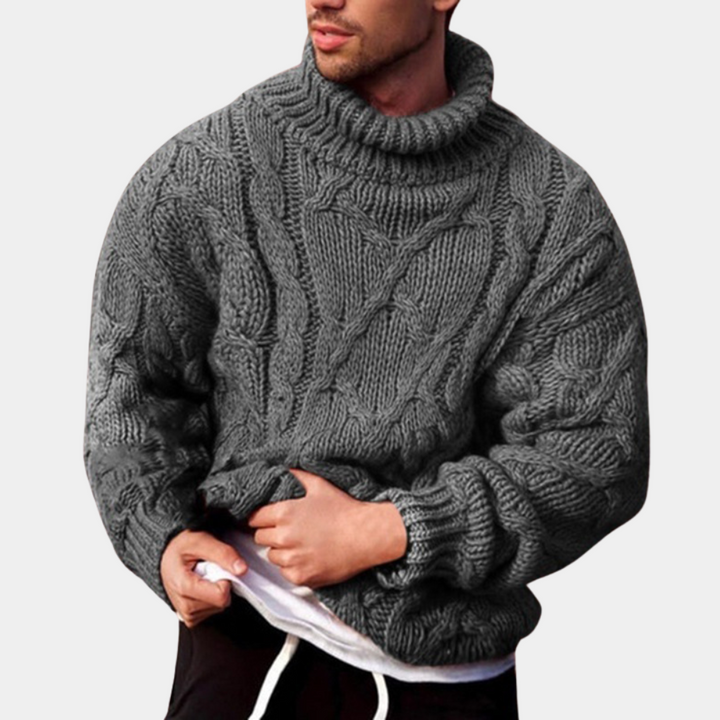 Drune | Klassische Warme Herrenstrickjacke Für Komfort