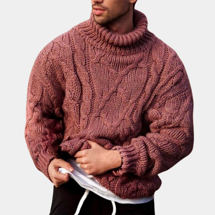 Drune | Klassische Warme Herrenstrickjacke Für Komfort