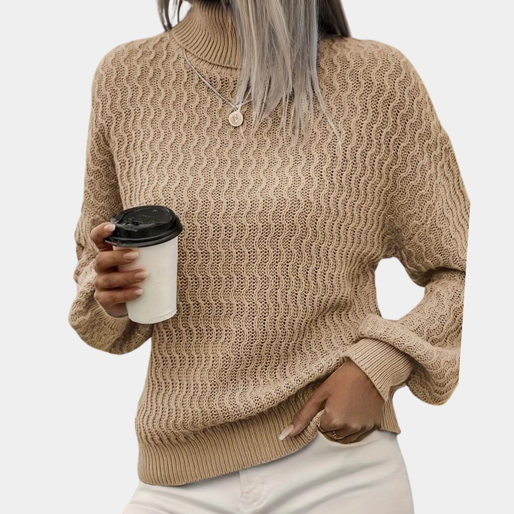 Drune | Wellenstrickpullover mit schickem strukturiertem Design
