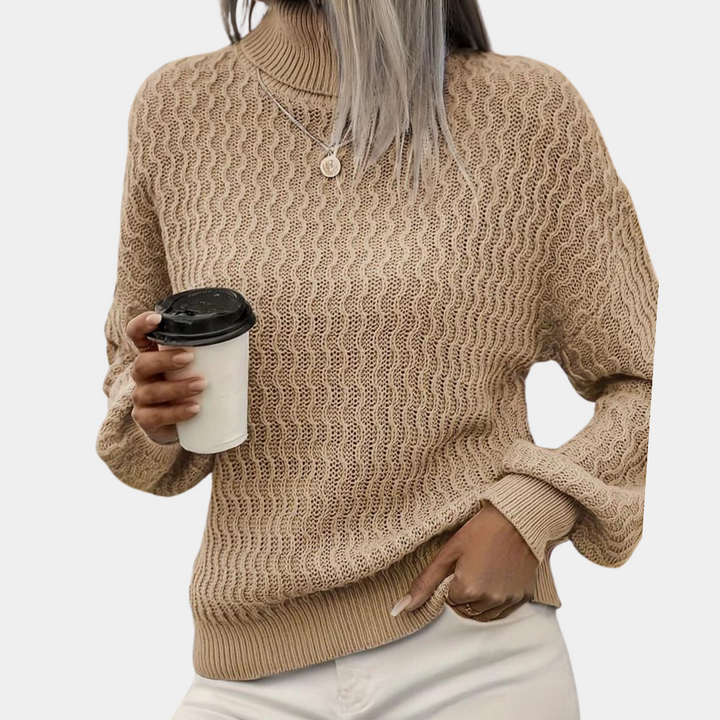 Drune | Wellenstrickpullover mit schickem strukturiertem Design