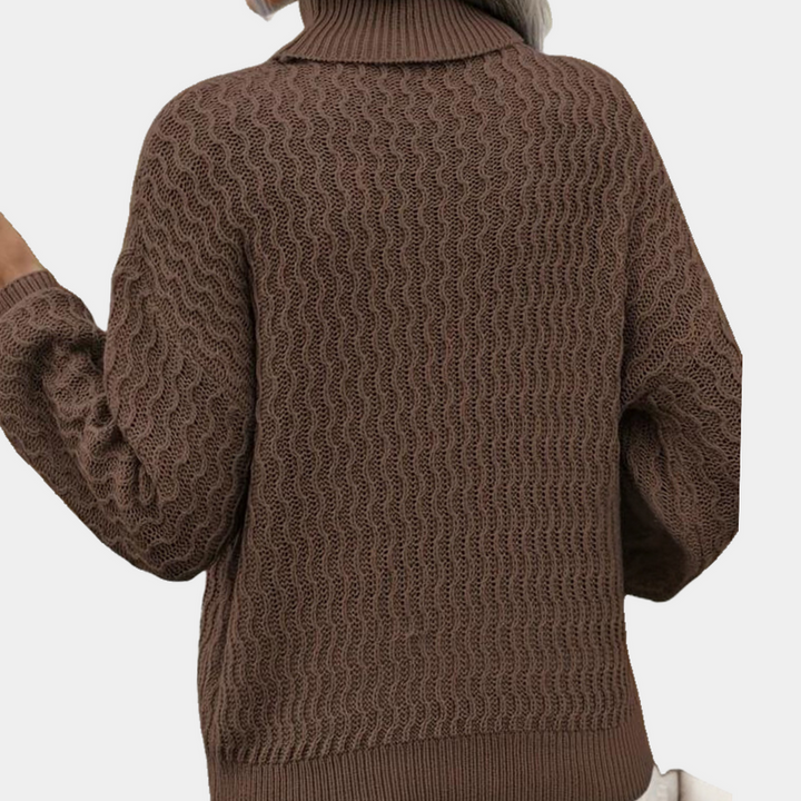 Drune | Wellenstrickpullover mit schickem strukturiertem Design