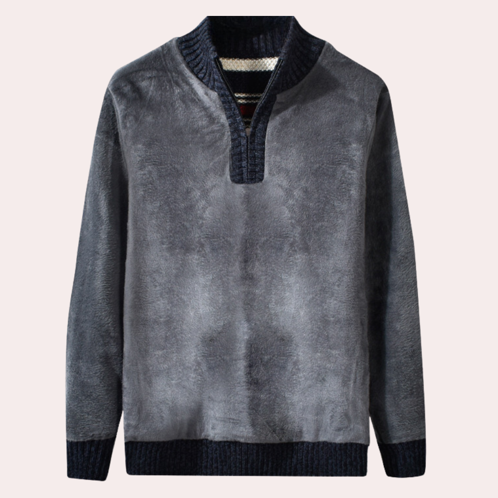 Drune | Retro Gestreifter Herren Kapuzenpullover