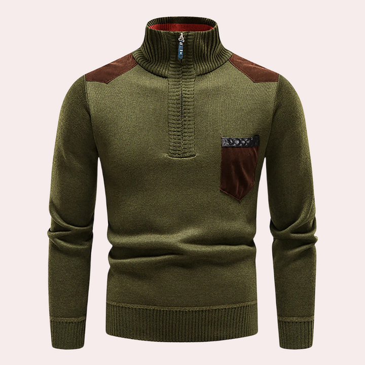 Drune | Halbreißverschluss Pullover für Herren