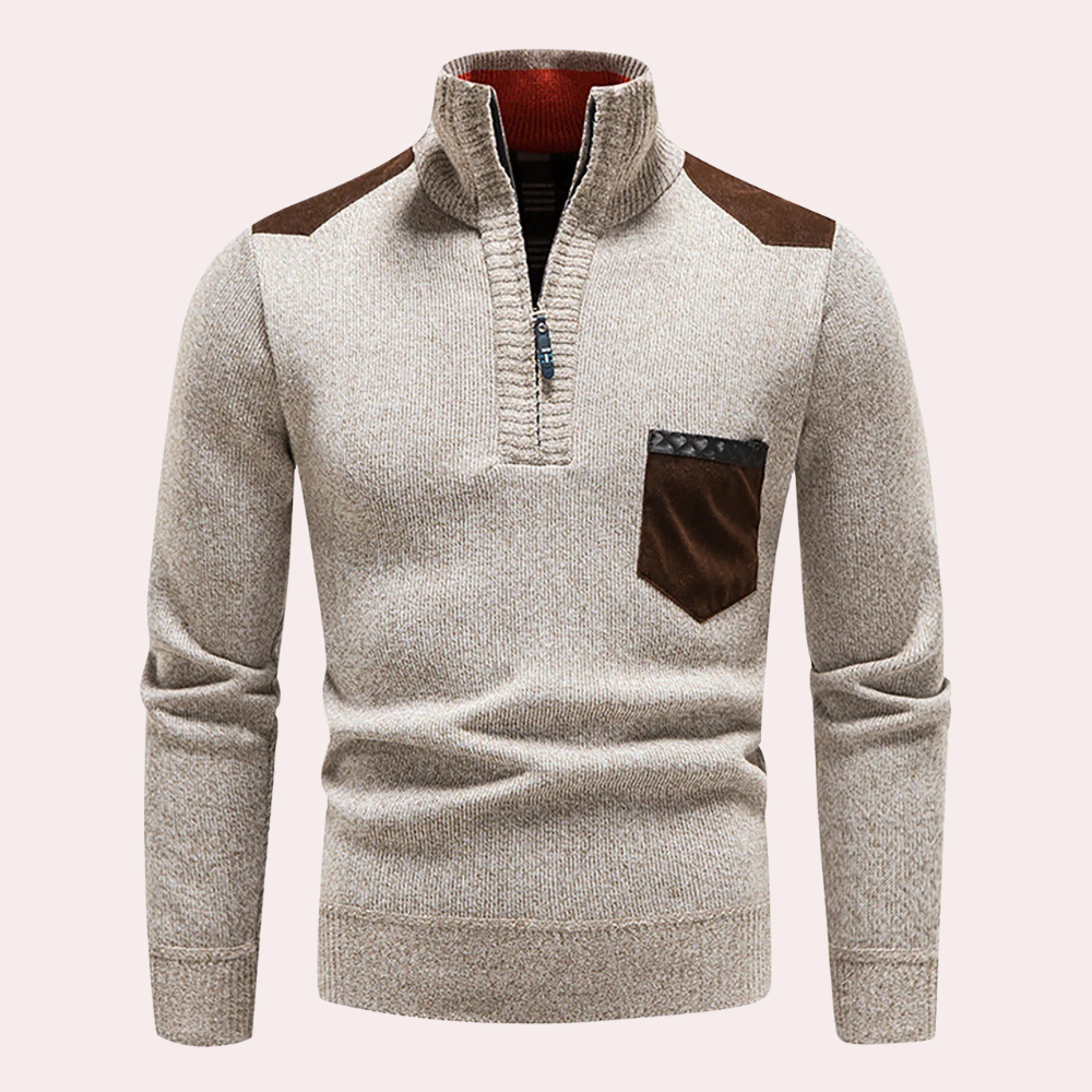 Drune | Halbreißverschluss Pullover für Herren