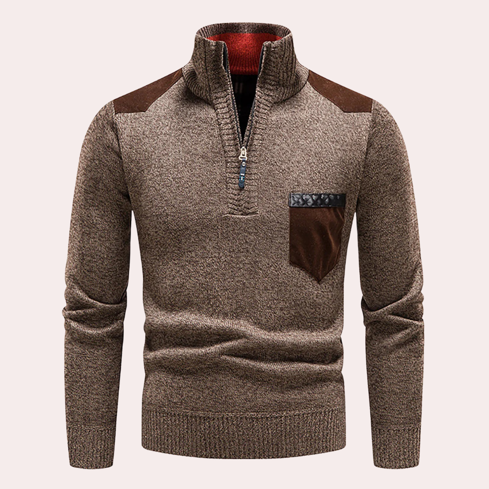 Drune | Halbreißverschluss Pullover für Herren
