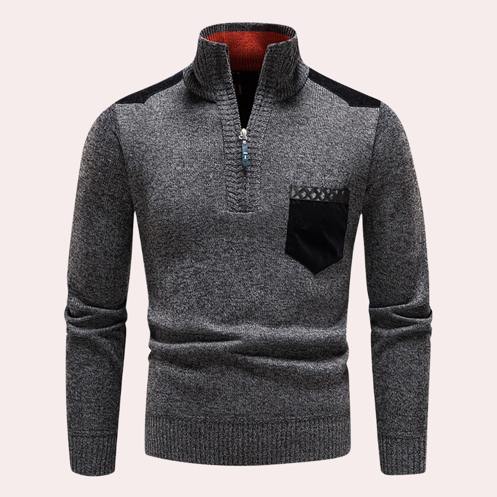 Drune | Halbreißverschluss Pullover für Herren
