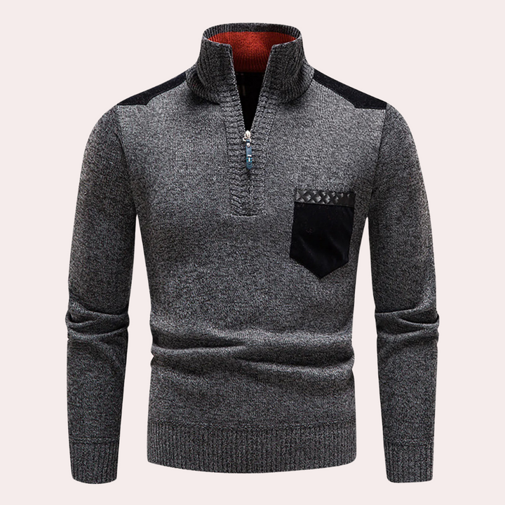 Drune | Halbreißverschluss Pullover für Herren