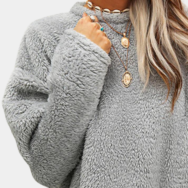 Drune | Teddy Tunika mit Taschen Polyester Weich und Warm