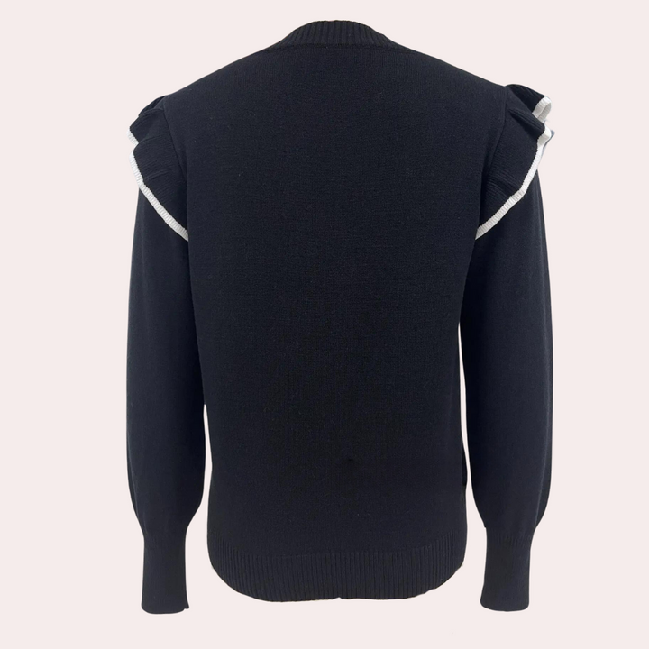 Drune | Bluse mit Rüschendetails Polyester Elegant und Zeitgemäß