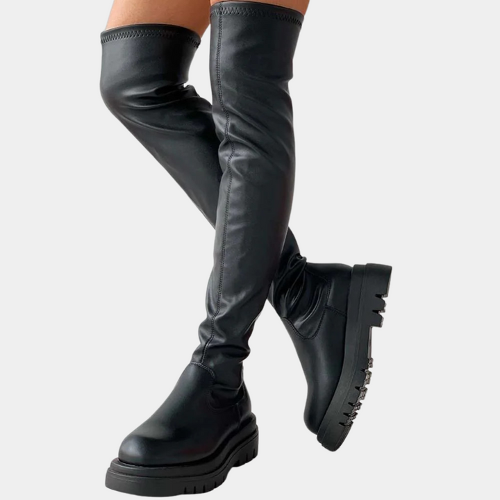 Drune | Overknee Schicke Stiefel