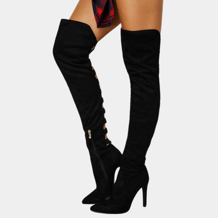 Drune | Orthopädische Damenstiefel Mit Overknee