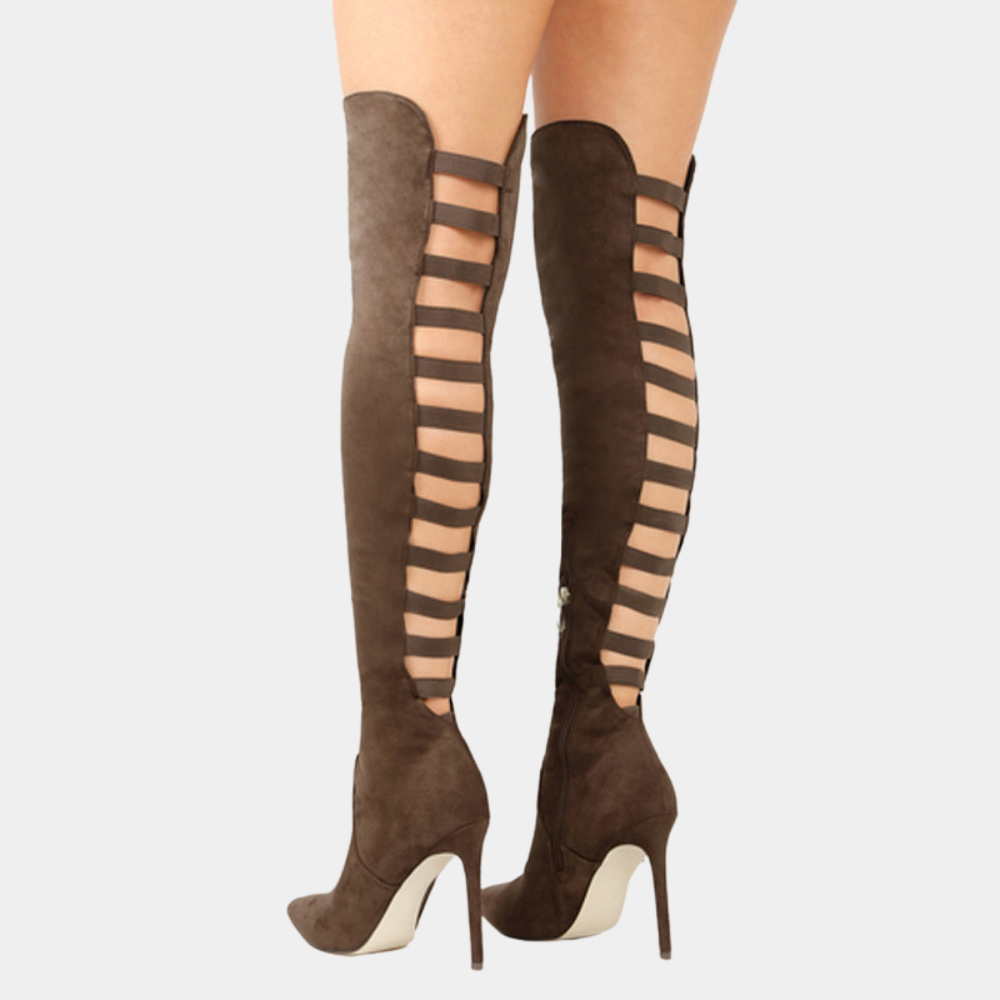 Drune | Orthopädische Damenstiefel Mit Overknee