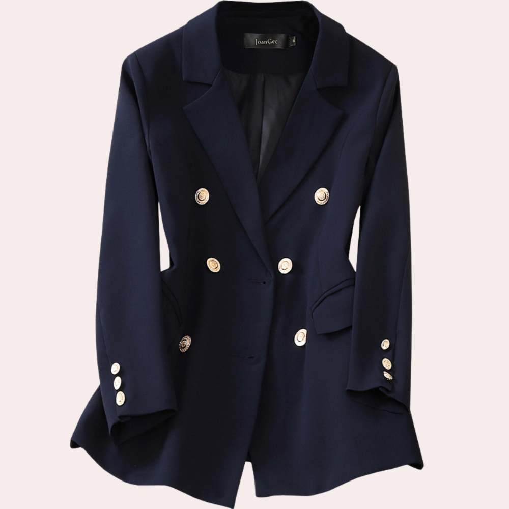 Drune | Blazer mit Doppelknopfverschluss Strukturiert Passform Zeitloses Design