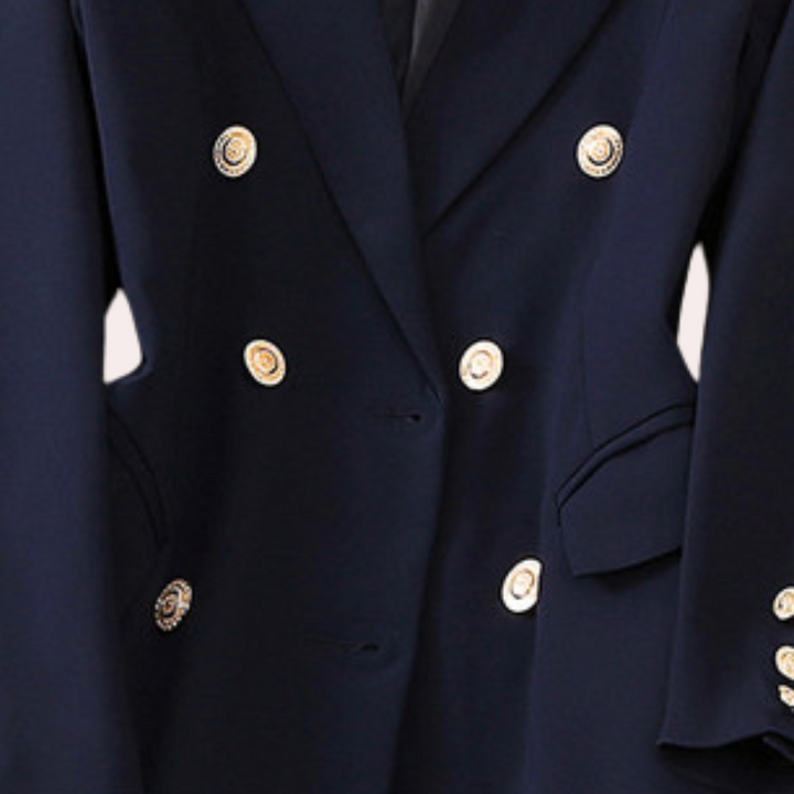 Drune | Blazer mit Doppelknopfverschluss Strukturiert Passform Zeitloses Design