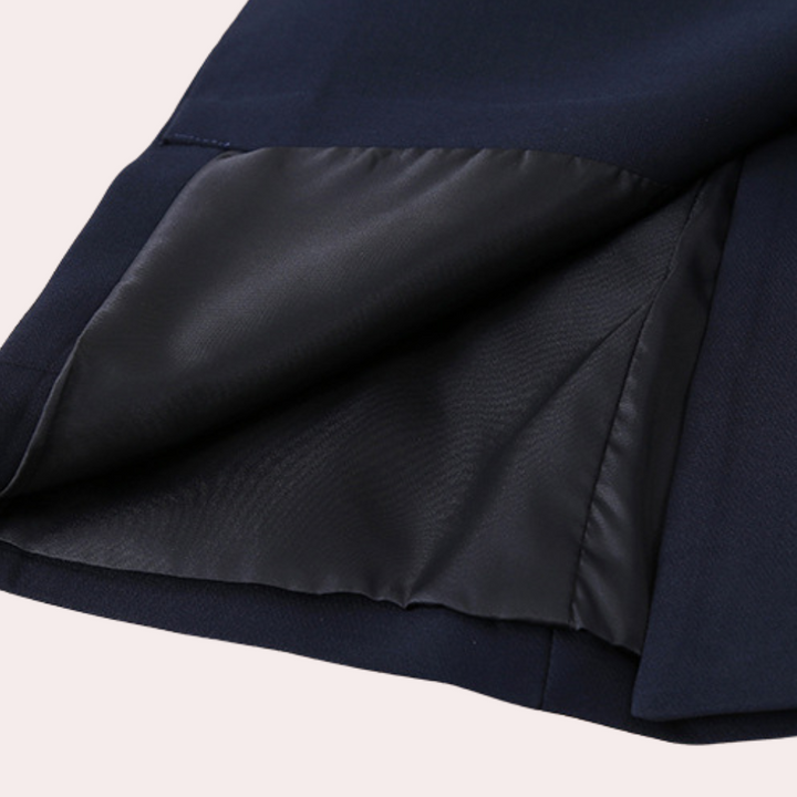 Drune | Blazer mit Doppelknopfverschluss Strukturiert Passform Zeitloses Design