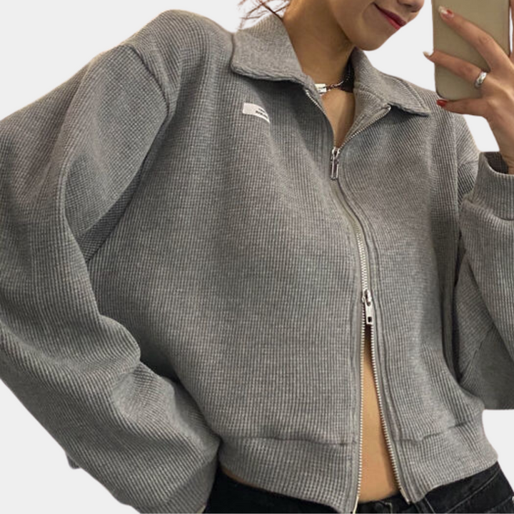 Drune | Herbstjacke mit Reißverschluss für Frauen