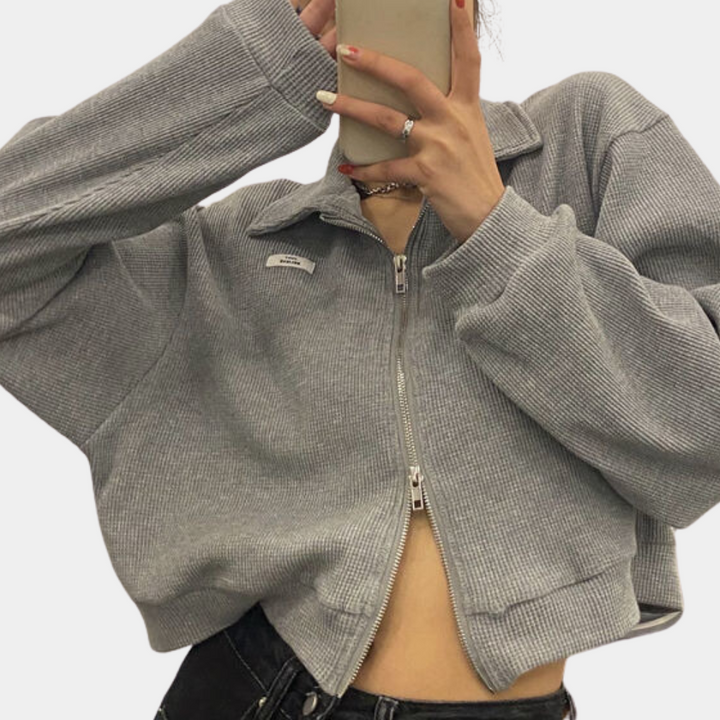 Drune | Herbstjacke mit Reißverschluss für Frauen