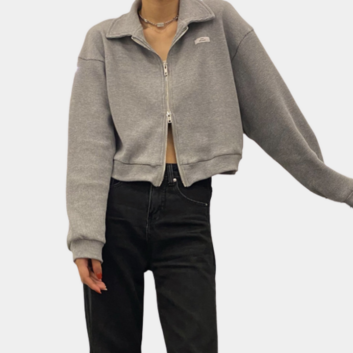 Drune | Herbstjacke mit Reißverschluss für Frauen