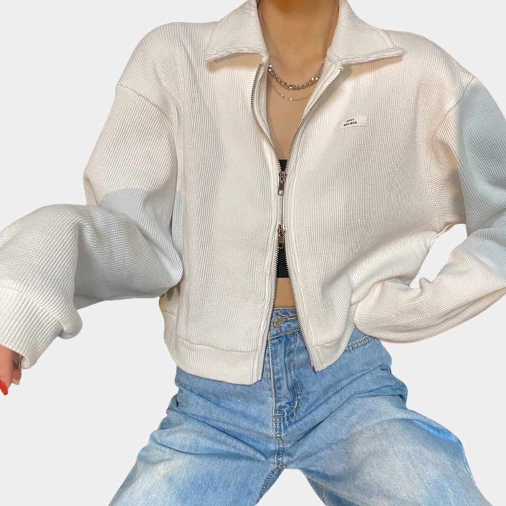 Drune | Herbstjacke mit Reißverschluss für Frauen