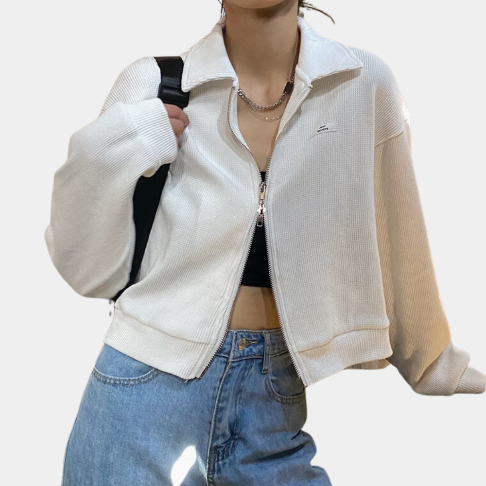 Drune | Herbstjacke mit Reißverschluss für Frauen