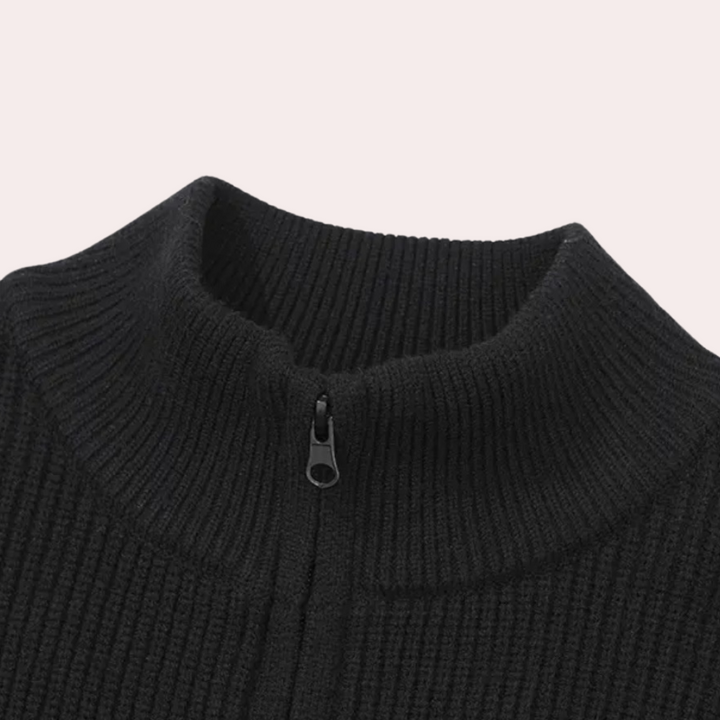 Drune | Stylischer, Bequemer Herren Kapuzenpullover mit Reißverschluss