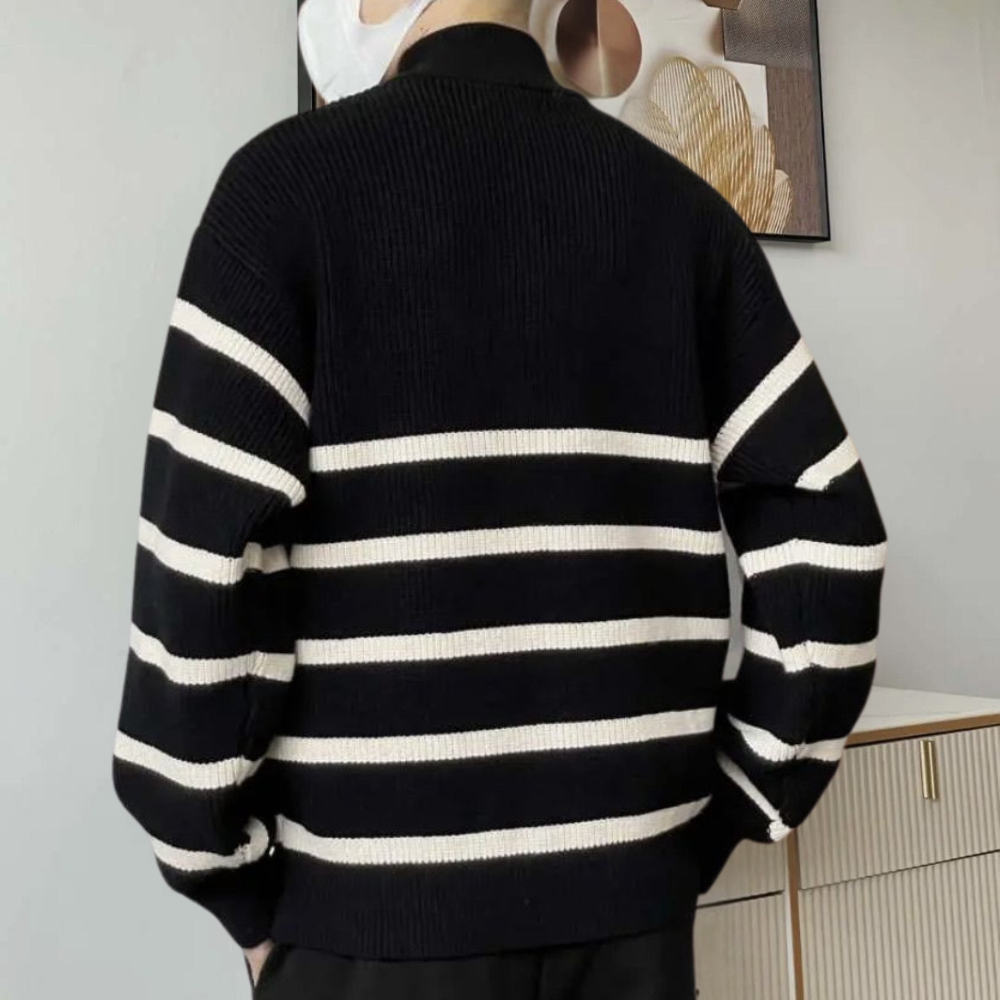 Drune | Stylischer, Bequemer Herren Kapuzenpullover mit Reißverschluss