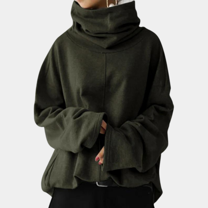 Drune | Herbst-Turtleneck-Pullover für Frauen