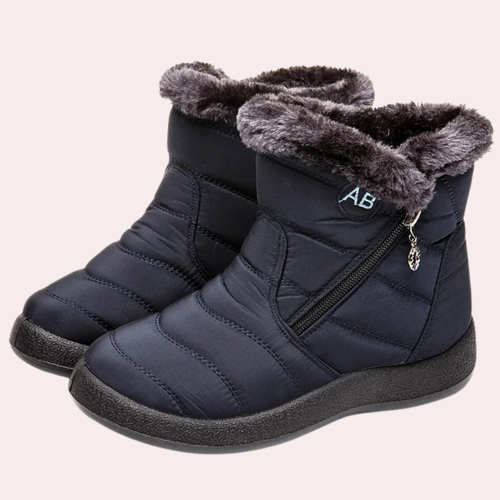 Drune | Stiefel - Warm gefüttert, gestepptes Design - Reißverschluss & rutschfeste Sohle